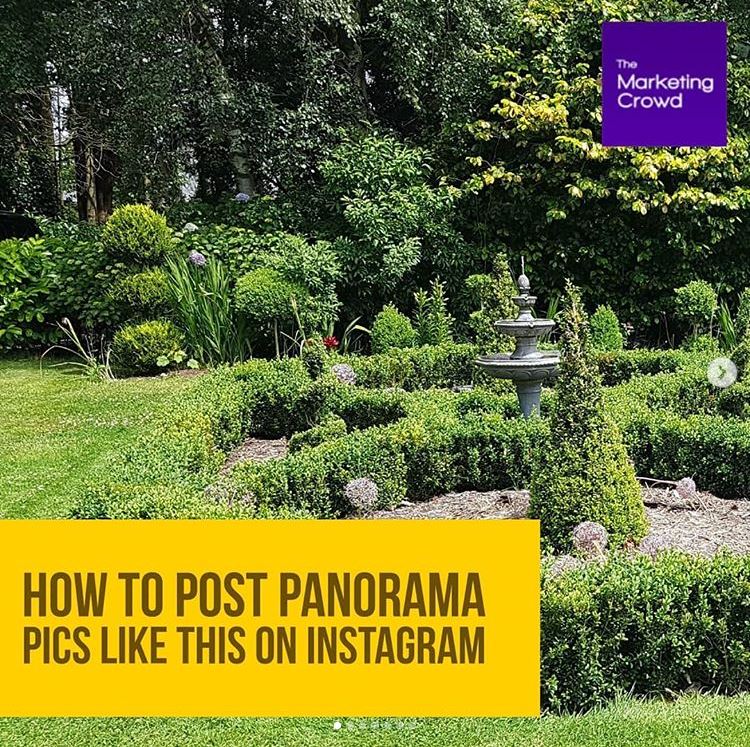 Use pannify app for Panorama pics on Instagram